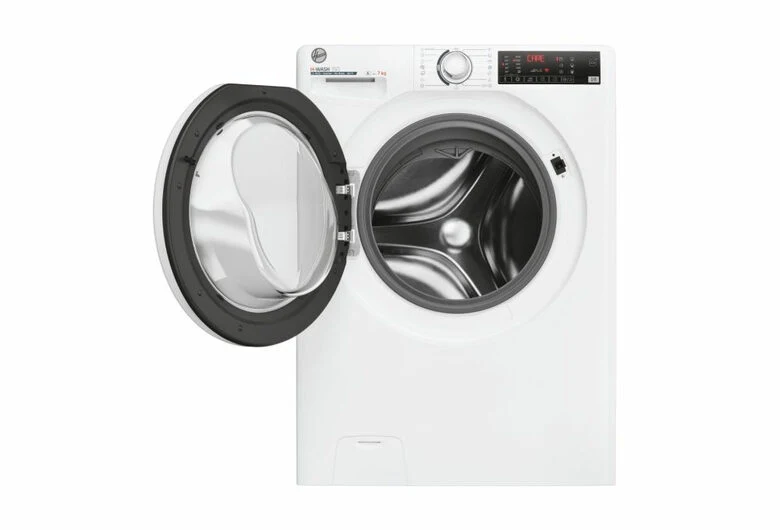 Hoover H3WP4474TAM6/1-S H-WASH 350 Lavatrice Slim A Libera Installazione 7 Kg, 1400 Giri, Classe A, Inverter, Wi-fi, Bianco
