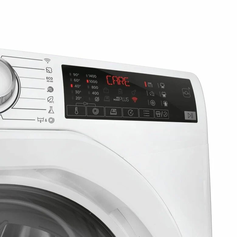 Hoover H3WP4474TAM6/1-S H-WASH 350 Lavatrice Slim A Libera Installazione 7 Kg, 1400 Giri, Classe A, Inverter, Wi-fi, Bianco