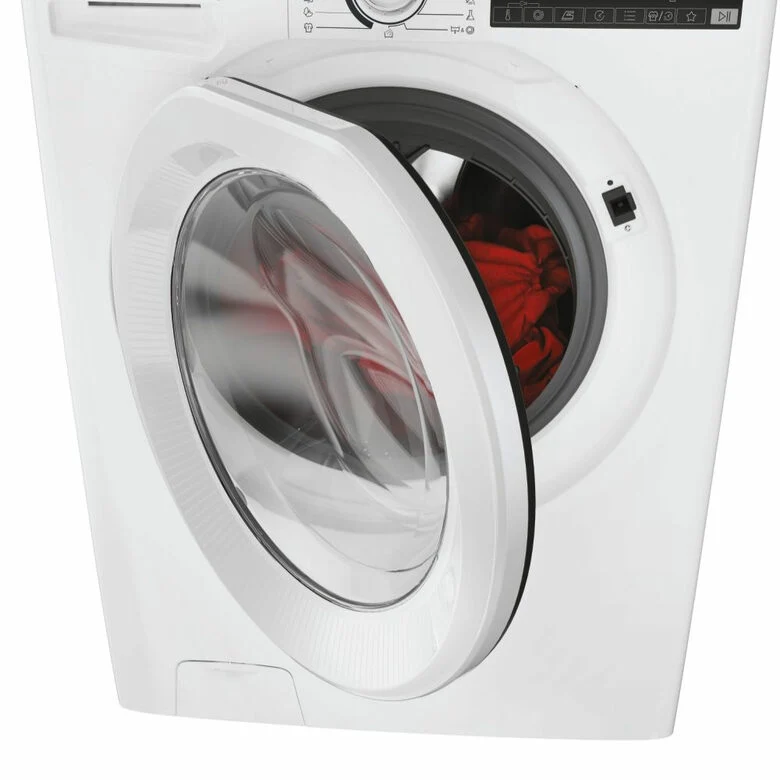 Hoover H3WP4474TAM6/1-S H-WASH 350 Lavatrice Slim A Libera Installazione 7 Kg, 1400 Giri, Classe A, Inverter, Wi-fi, Bianco