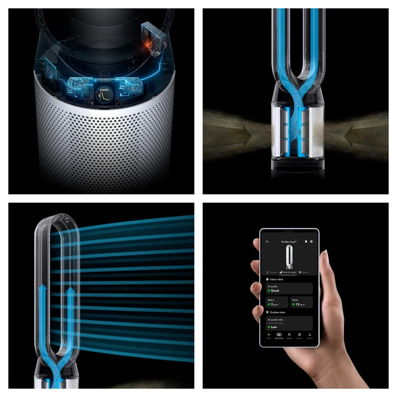 Dyson Purificatore d'aria Cool 27 m² 61,4 dB Bianco