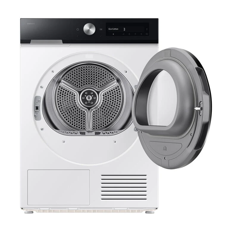 Samsung DV90DB7845GE Asciugatrice A Libera Installazione 9 Kg, Pompa Di Calore, AI Dry+, QuickDrive™, Classe A, Bianco