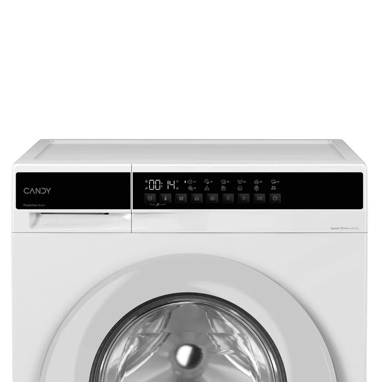 Candy EY 27S7-S Easy Lavatrice Slim A Libera Installazione 7 Kg, 1200 Giri, Inverter, Fresh Vapor, Classe A, Bianco
