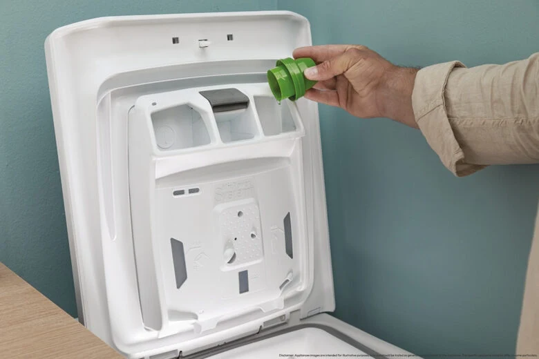 Candy TCA273D2-S ProWash 300 Lavatrice A Libera Installazione A Carica Dall'alto 7 Kg, 1200 Giri, Wi-Fi, 8 Cicli Rapidi, Classe D, Bianco