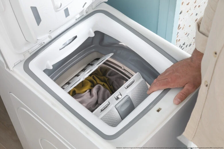 Candy TCA273D2-S ProWash 300 Lavatrice A Libera Installazione A Carica Dall'alto 7 Kg, 1200 Giri, Wi-Fi, 8 Cicli Rapidi, Classe D, Bianco