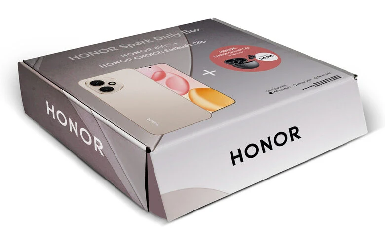 Honor 400 5G + EAR clip 16,6 cm (6.55") MagicOS 9.0 8 GB 512 GB 5300 mAh Oro