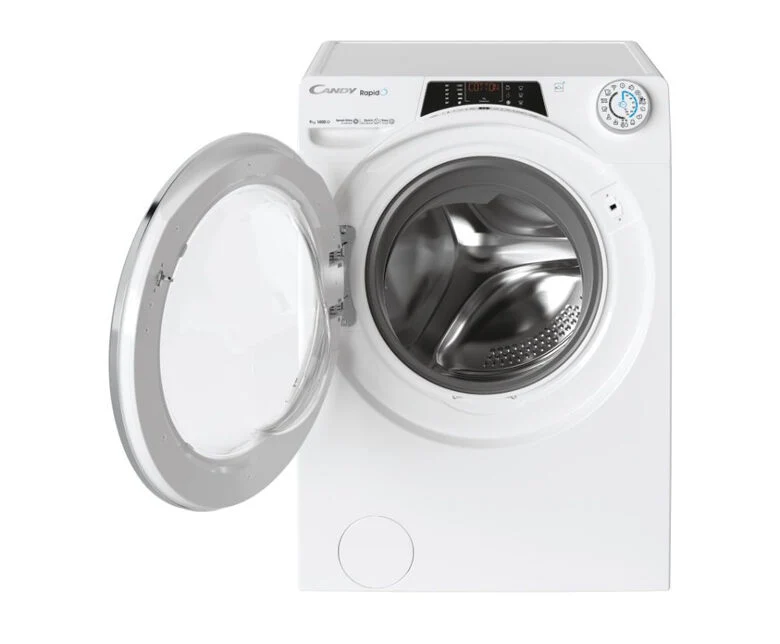 Candy RapidÓ RO 1496DWMCT/1-S lavatrice Caricamento frontale 9 kg 1400 Giri/min A Bianco