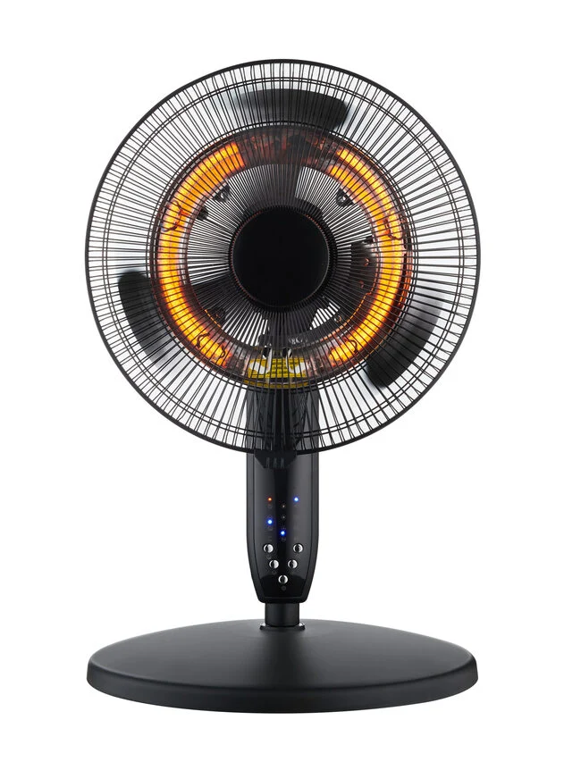 DCG Eltronic VESA05 stufetta elettrica Interno Nero, Grigio 2000 W Riscaldatore ambiente elettrico con ventilatore
