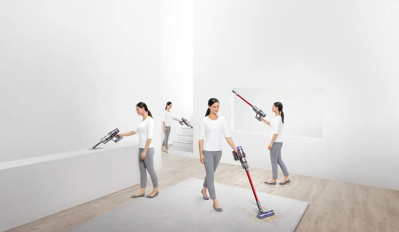 Dyson V11 Absolute Extra aspirapolvere senza filo Nichel, Rosso Senza sacchetto
