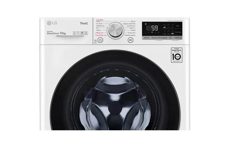 LG F4WV510SAE lavatrice Caricamento frontale 10,5 kg 1400 Giri/min A Bianco