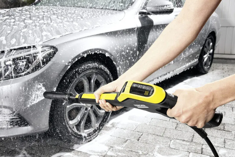 Kärcher K 4 POWER CONTROL idropulitrice Verticale Elettrico 420 l/h Nero, Giallo