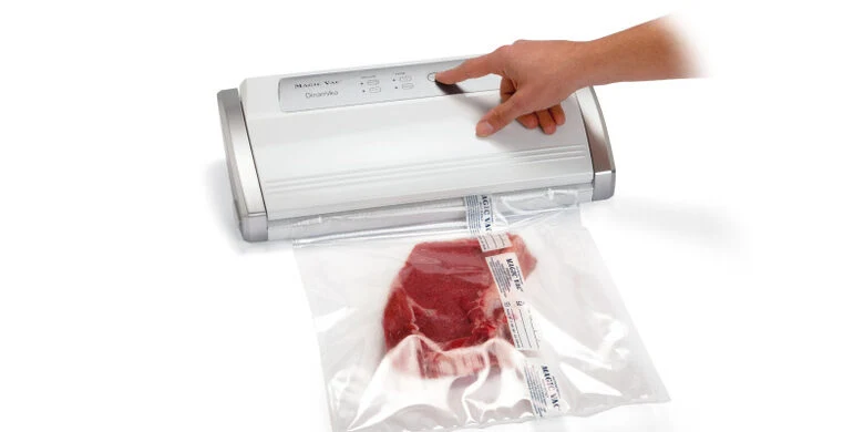 Magic Vac Dinamika macchina per sottovuoto 800 mbar Argento, Bianco