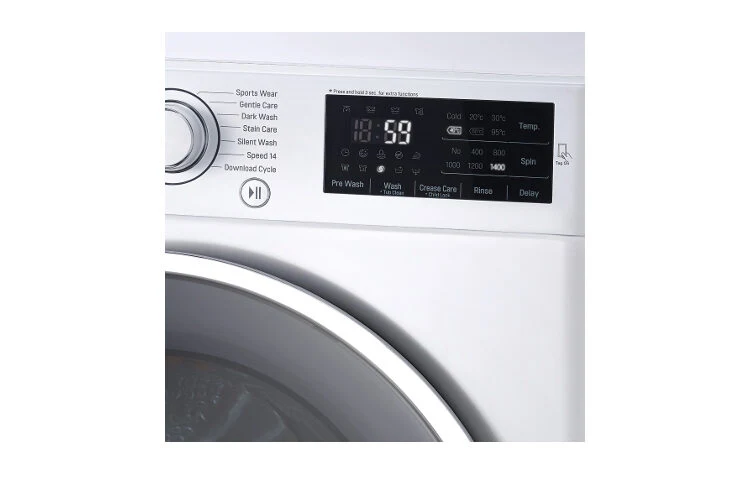 LG F12U2QDN0 lavatrice Caricamento frontale 7 kg 1200 Giri/min Bianco