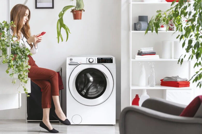 Hoover H-WASH 500 HW 410AMC / 1-S lavatrice Caricamento frontale 10 kg 1400 Giri/min A Bianco