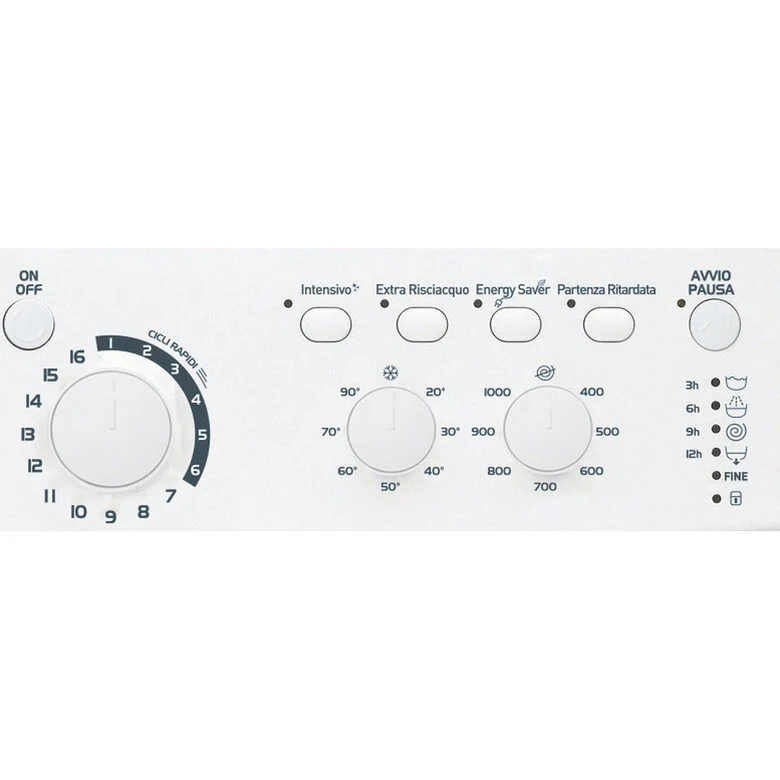 Indesit EWC 61051 W IT N lavatrice Caricamento frontale 6 kg 1000 Giri/min F Bianco