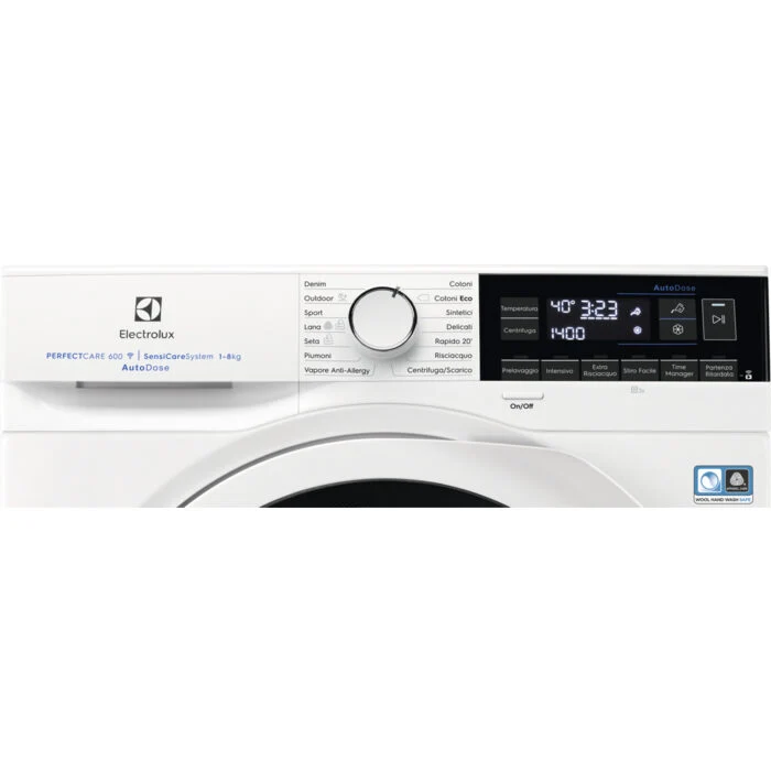 Electrolux EW6F384WQ lavatrice Caricamento frontale 8 kg 1400 Giri/min C Bianco