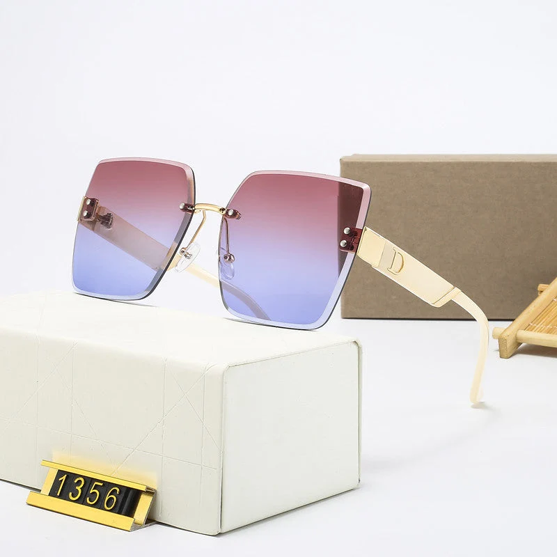 Fashion Luxury Rimless Sunglasses
