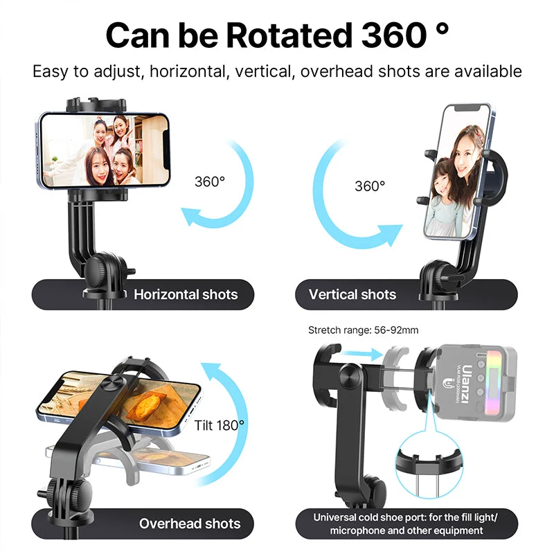 Multifunctional Selfie Stick & Tripod Stand