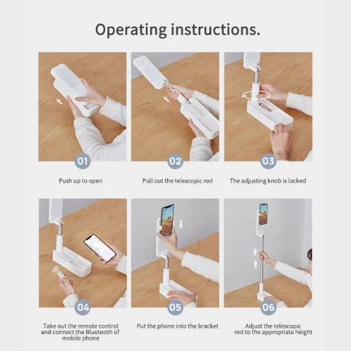 Foldable Phone Stand For Live Stream