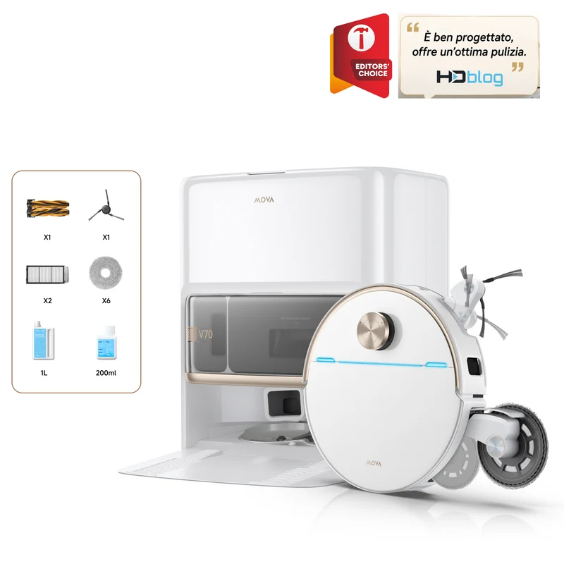 Robot aspirapolvere Dreame MOVA V70 Ultra Complete X