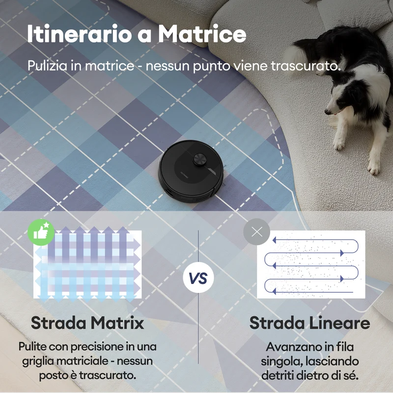 Ultenic D10 Robot Aspirapolvere Lavapavimenti