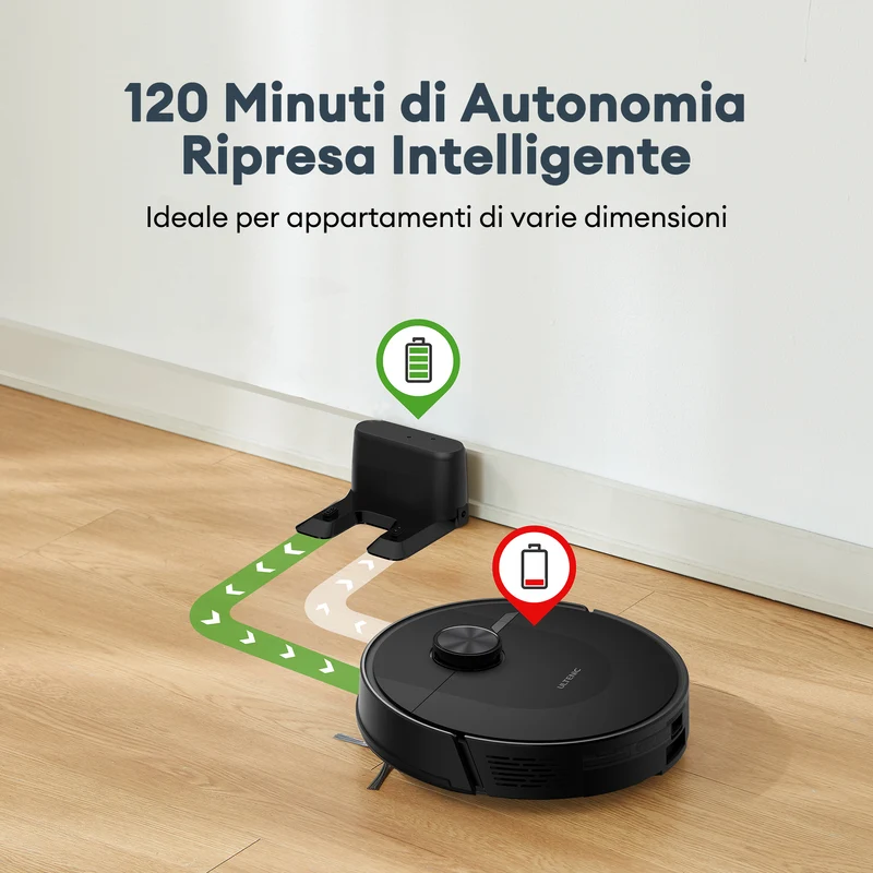 Ultenic D10 Robot Aspirapolvere Lavapavimenti
