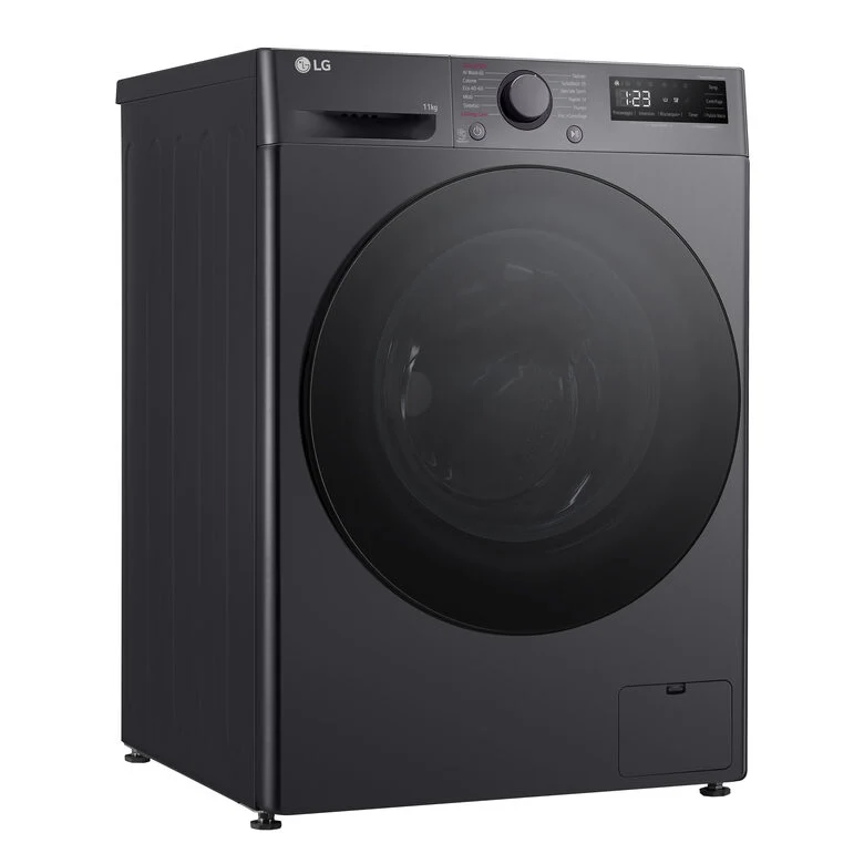 LG F4R5011TSMB Lavatrice 11kg AI DD, Classe A-10%, 1400 giri, TurboWash, Vapore