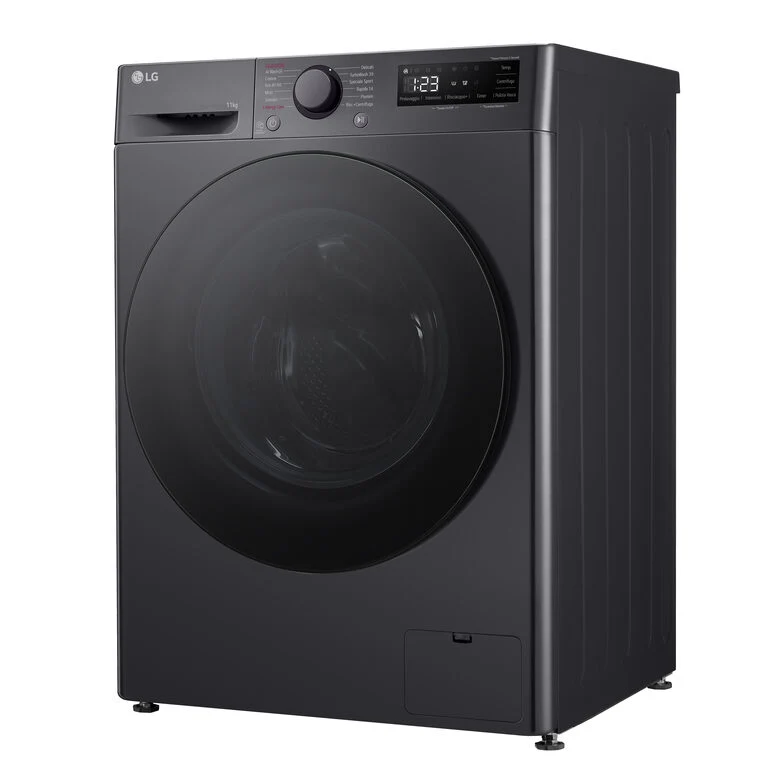 LG F4R5011TSMB Lavatrice 11kg AI DD, Classe A-10%, 1400 giri, TurboWash, Vapore