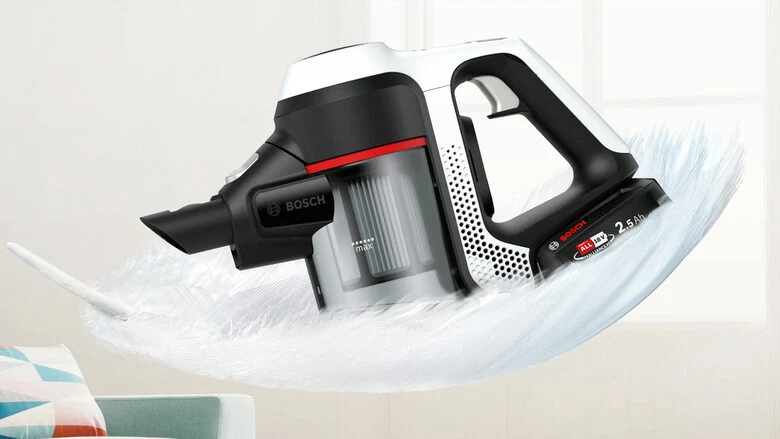 Bosch Serie 6 BCS611AM Scopa elettrica ricaricabile Unlimited 6 Bianco