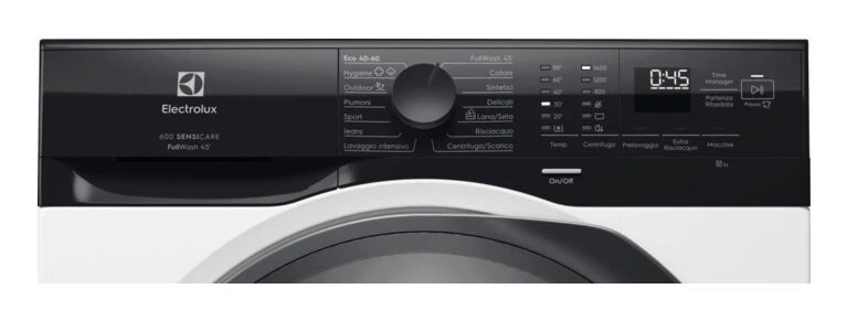 Electrolux EW6FZBG215 Lavatrice Libera Installazione 10,5 Kg, 1400 Giri, Classe A, Bianco