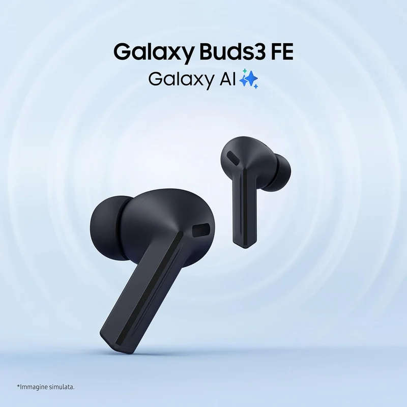 Samsung Buds 3 FE Auricolari Wireless Cuffie Bluetooth Cancellazione Rumore Black