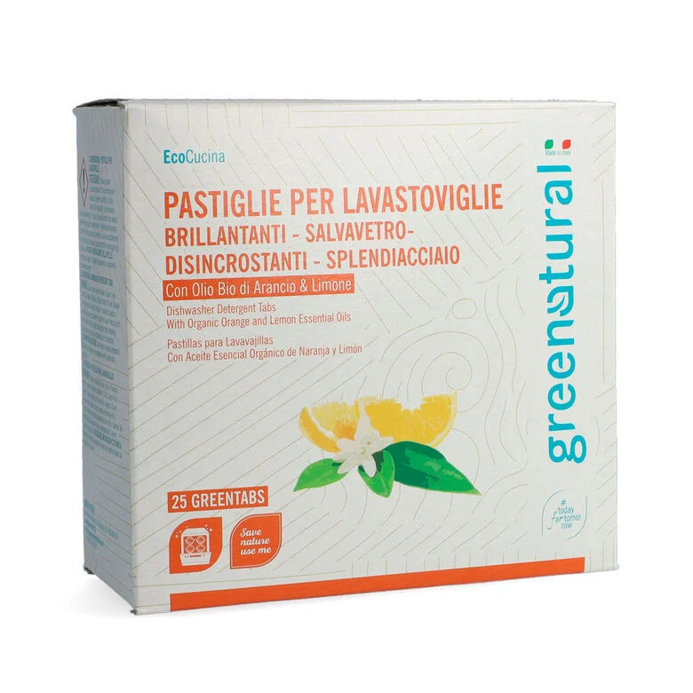 Greenatural CON023 detersivo per lavastoviglie 1 pz Compressa