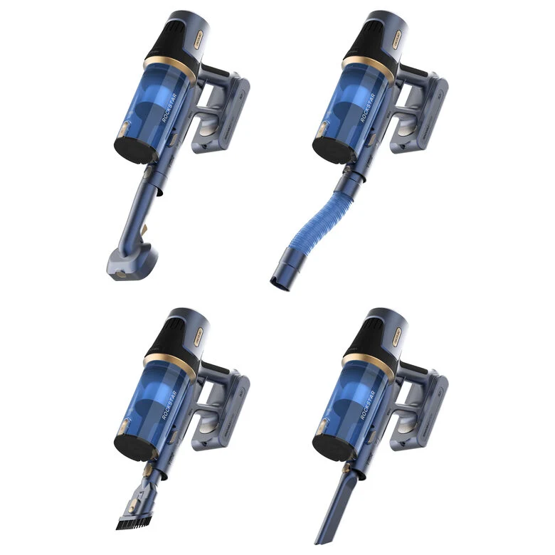 Cecotec Conga Rockstar RS70 Pet Flex aspirapolvere senza filo Blu Senza sacchetto