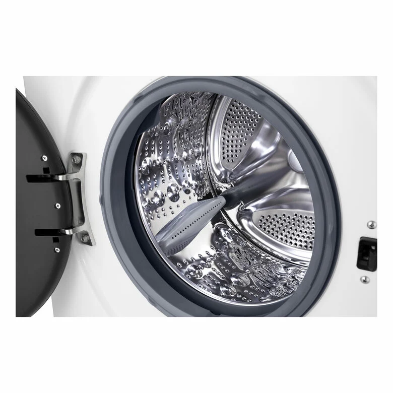 LG F4NX1009NWB Serie X1 Lavatrice Smart A Libera Installazione 9 Kg, 1400 Giri, Wi-Fi, Sistema 6 Motion, Allergy Care, Direct Drive, Classe A, Bianco