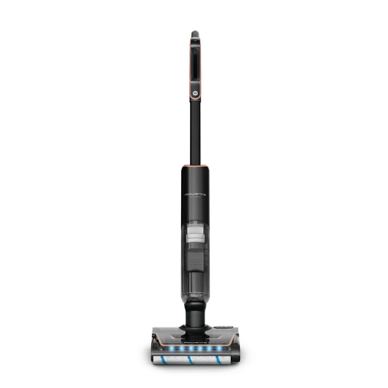 Rowenta X-Clean 7 , Lavapavimenti Senza Fili, Autonomia 50', Tecnologia Smart, Assistente Vocale, Autopulizia e Asciugatura, Luci Led, Pulizia Bordi, GZ5736