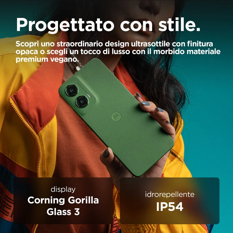 Motorola moto G35 5G 17,1 cm (6.72") Doppia SIM Android 14 USB tipo-C 4 GB 256 GB 5000 mAh Verde