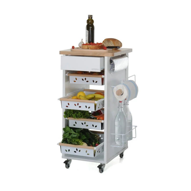 Foppapedretti Bistrot Metallo Truciolato, Legno Legno naturale