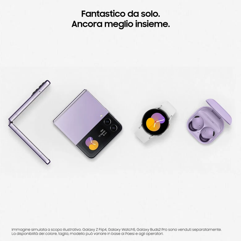 Samsung Galaxy Z Flip4 128GB Graphite RAM 8GB Display 1,9" Super AMOLED/6,7" Dynamic AMOLED 2X