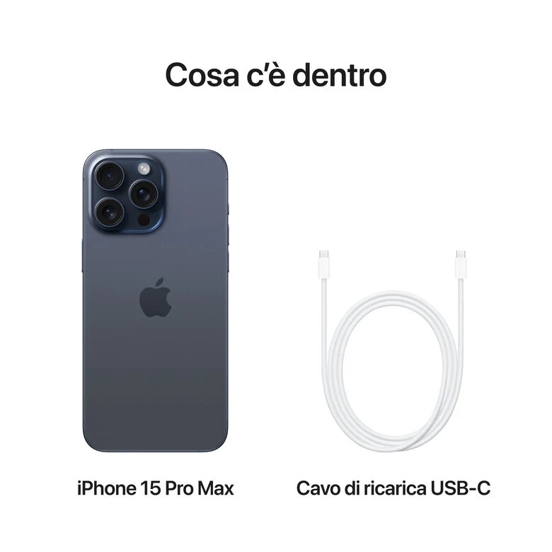 Apple iPhone 15 Pro Max 1TB Titanio Blu
