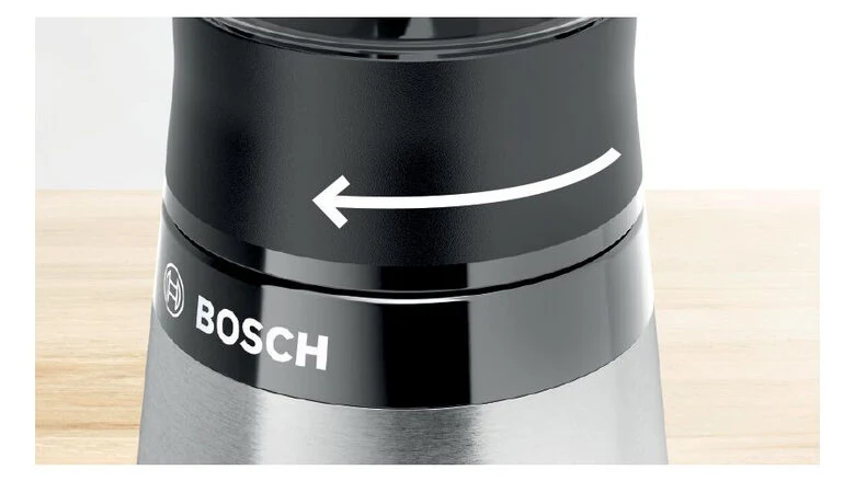 Bosch Serie 2 MMB2111M frullatore 0,6 L Frullatore per sportivi 450 W Nero, Acciaio inossidabile