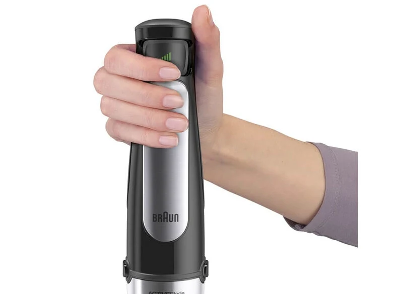 Braun MQ 7025X 0,6 L Frullatore ad immersione 1000 W Nero, Acciaio inossidabile