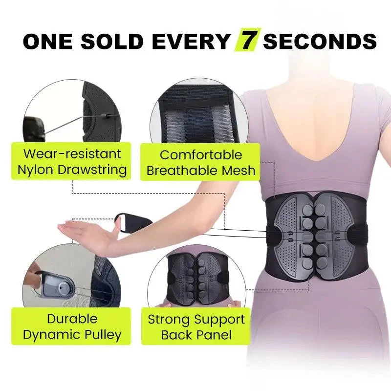 Adjustable Lumbar Support Belt