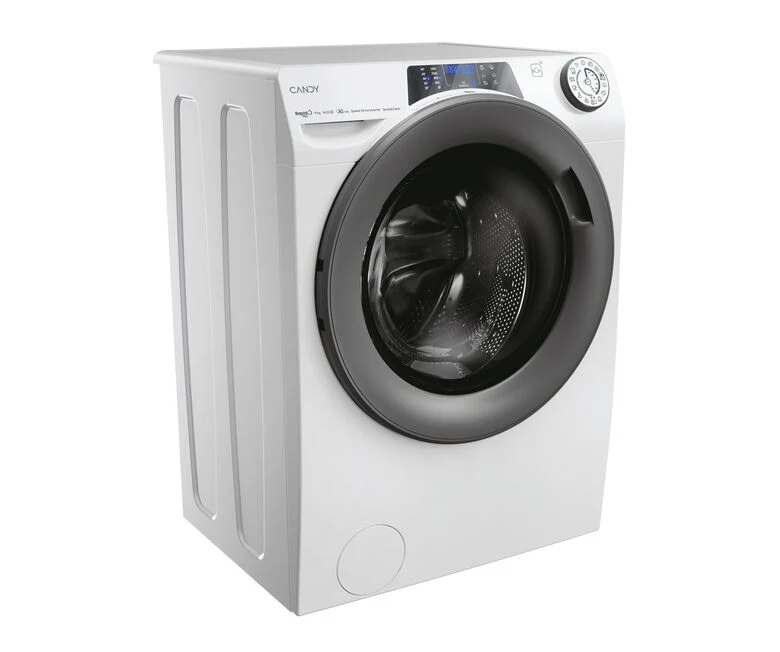 Candy 496BWMR9/1-S RapidÓ Pro RP Lavatrice Caricamento Frontale 9 Kg, 1400 Giri, Tecnologia Quick&Clean, Speed-Drive Inverter, Easy Iron Plus, Classe A, Bianco