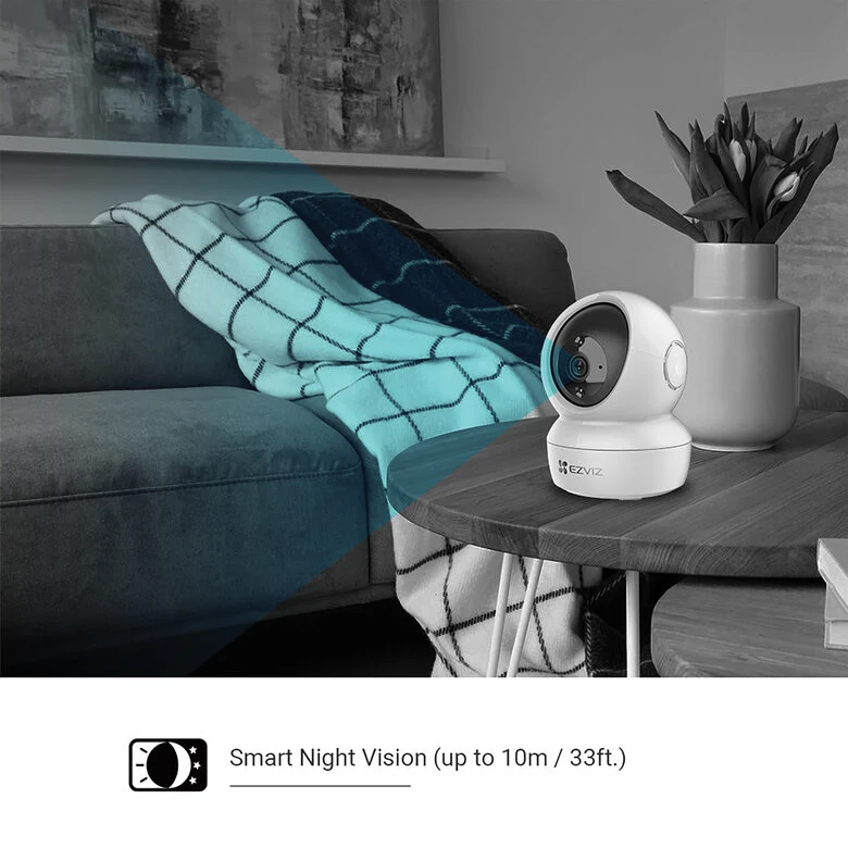 EZVIZ C6N 4MP Sferico Telecamera di sicurezza IP Interno 2560 x 1440 Pixel Scrivania