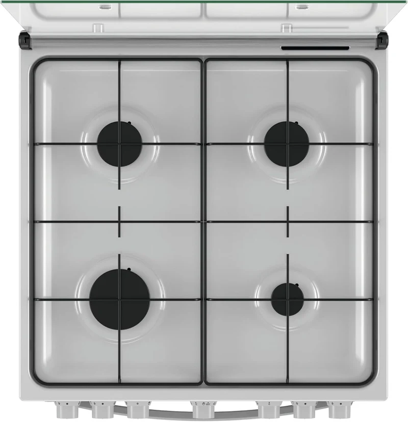 Indesit Cucina Elettrica A Gas Bruc.Forno Elettrico 75Lt 60x60 Bianco
