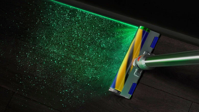 Dyson V15 Detect Absolute aspirapolvere senza filo Nichel/Giallo