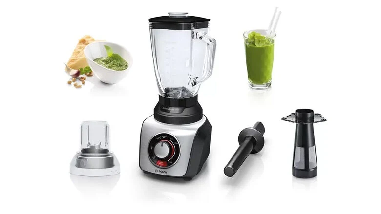 Bosch SilentMixx Pro MMB66G7M 2,3 L Frullatore da tavolo 900 W Nero, Grigio