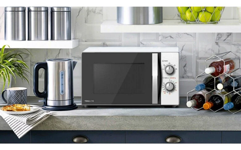 Toshiba MW-MG20P Superficie piana Microonde combinato 20 L 800 W Nero, Bianco