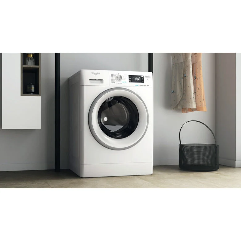 Whirlpool FFB 846 SV IT Lavatrice A Libera Installazione 8 Kg, 1400 Giri, Tecnologia 6° Senso, FreshCare, Classe A, Bianco