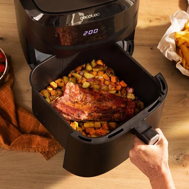 Cecotec Cecofry Absolute 7600 Singolo 7,6 L Indipendente 2000 W Friggitrice ad aria calda Nero