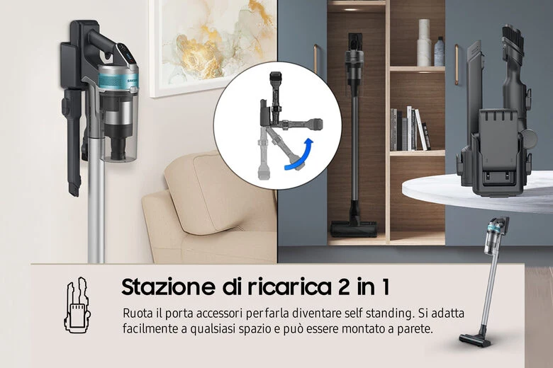 Samsung Aspirapolvere senza filo Jet™ 75E pet 200W VS20B75AGR1